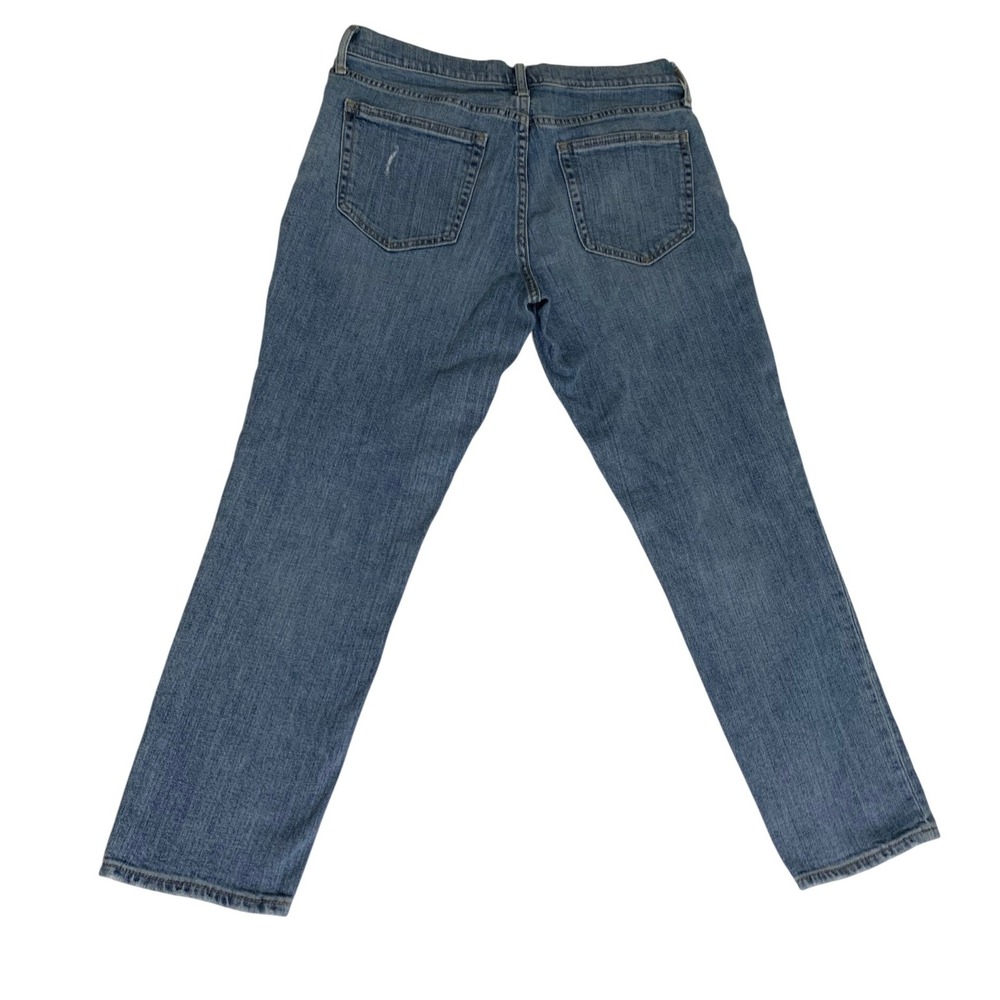 Gap 1969 Best Girlfriend Jeans Light Wash Denim Distressed Size 28 - Picture 9 of 12